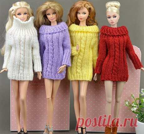 Вязать для барби одежду Мастер-классы по рукоделию - как изготовить поделку из фетра и соленого теста. Методы изготовления полезных вещей для домашнего хозяйства.