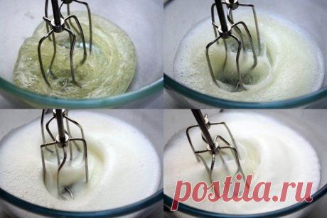 Как всего за 7 минут сделать взбитый белок вашей мечты! | Четыре вкуса