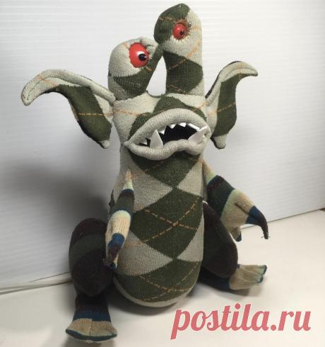 Уникальные игрушки из носков. Для вдохновения