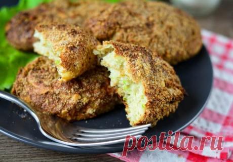 Сочные куриные котлеты с кабачками