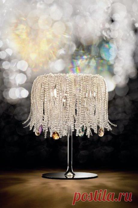 Swarovski crystal lamp