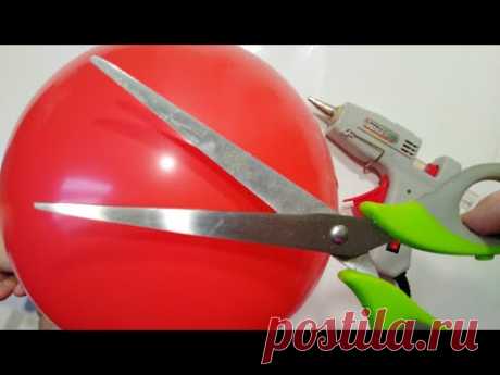 СЕКРЕТНАЯ ПОДЕЛКА из НАДУВНОГО ШАРА, ПЛАСТИКОВОЙ БУТЫЛКИ и КОНФЕТ своими руками.Сладкий подарок DIY