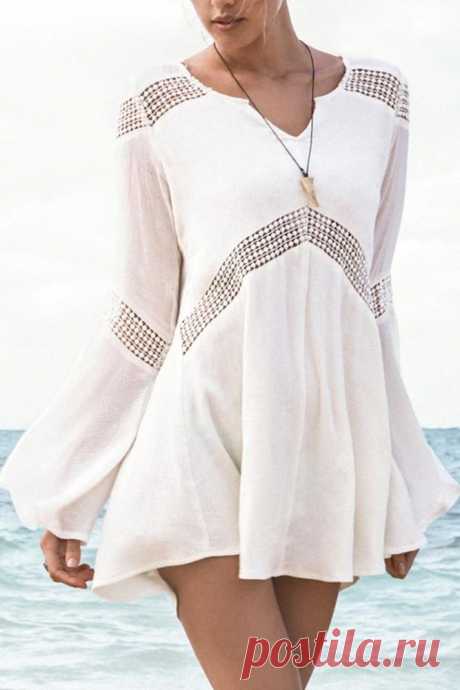 Белое бохо, или Шикарная одежда для королевы летнего пляжа | Журнал Ярмарки Мастеров