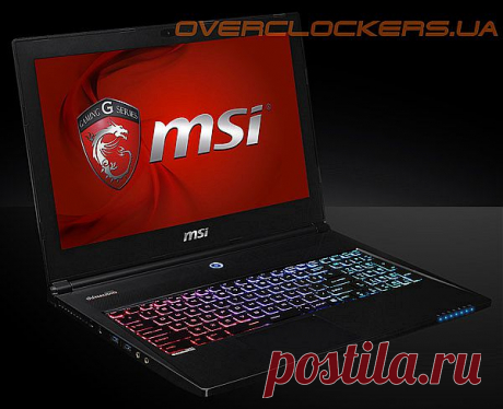 Новости Hardware - MSI GS60 Ghost – изящный ноутбук на базе Core i7 и GeForce GTX 8x0M | Overclockers.ua