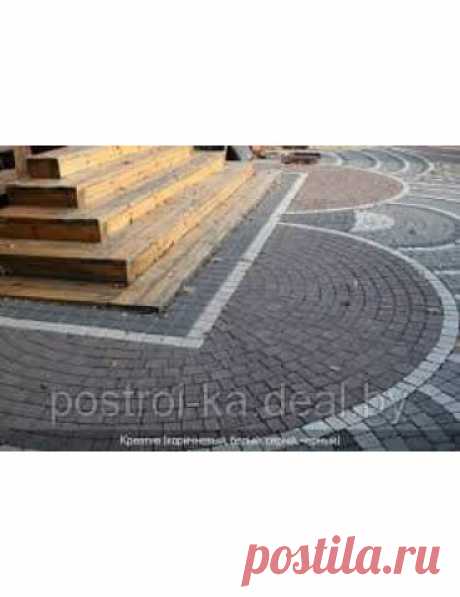 Плитка тротуарная Креатив: купить тротуарную плитку Креатив в Минске