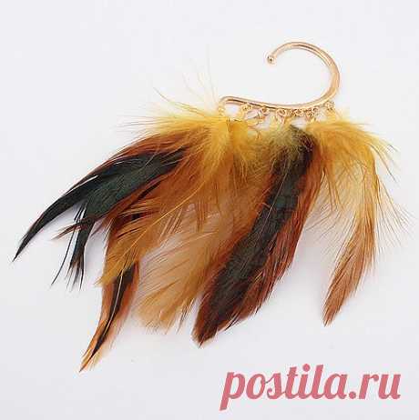 Кафф с перьями