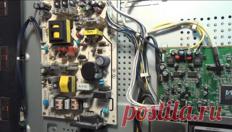 Ремонт поломок жк, lcd и лед телевизоров своими руками