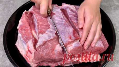 Еда, я тебя омномном! | Такое мясо ни разу не оставалось у нас на второй день: говядина в духовке одним куском в пенно-медовом маринаде (необычайно вкусно)