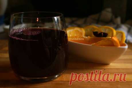 Апельсиновый компот с черноплодной рябиной « Пьяный повар