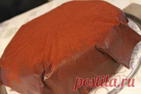 Торт " Шоколадное покрывало". Рецепт дня на сайте рецептов Юлии Высоцкой.