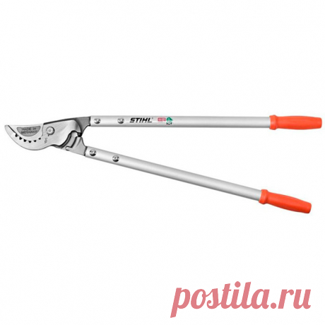 У садовых ножниц Stihl Bypass PB 30 тянуще-режущая головка, демпфер для снижения нагрузки на суставы, канавка на встречном лезвии. Диаметр веток до 50 мм. Предназначены для виноградарства, плодоводства, садоводства, ухода за садом и парком.