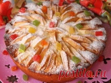 Творожно-яблочный пирог "Краски осени"