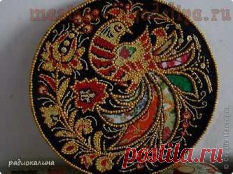 Мастера рукоделия - рукоделие для дома. Бесплатные мастер-классы, фото и видео уроки - Мастер-класс по рисованию крупами: Панно "Птица-мечта"