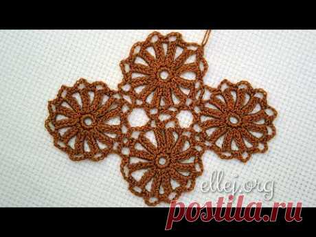 МК, видеоуроки по вязанию крючком от Ellej