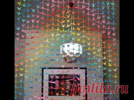 Красивые штучки своими руками - висюльки, шторы, шары - YouTube