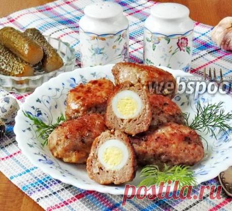 Котлеты с перепелиными яйцами