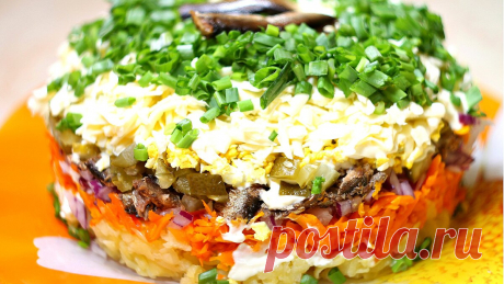 Обалденный салат на новогодний стол и не только! | Марина Жукова | Яндекс Дзен