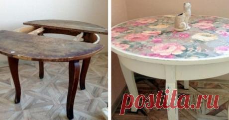 Никогда бы не подумала, что это старый стол с чердака! 12 идей от тети Розы, которые превратят твою рухлядь в изюминку интерьера. — Копилочка полезных советов