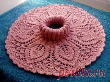 Манишка спицами, выполнила Ольга Седых
Описание: https://prjaga.ru/vyazanie-dlya-detej/shapka-sharfik-beret/detskaya-manishka-spitsami-ot-lady-worf