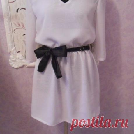 МК простого платья из шифона и еще немного одежды