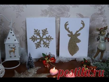 Новогодний декор. Украшаем комнату к Новому году!