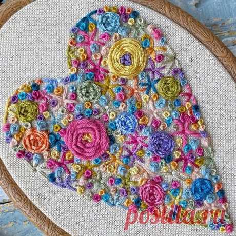 Вышивки, которые не повторяются: рукодельный instagram недели — Мастер-классы на BurdaStyle.ru