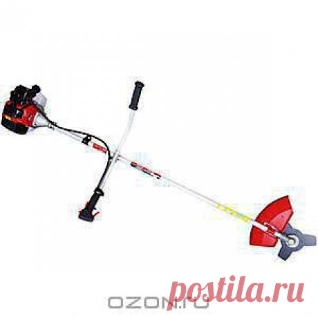 RedVerg RD-GB520 триммер бензиновый - Бензиновый триммер RedVerg RD-GB520 предназначен для скашивания травы и недревесной растительности при помощи нейлоновой нити (например, краев газонов, клумб, у стен, оград или в других местах с ограниченным доступом). Также его можно использовать для покоса высокой травы и среза ветвей при помощи диска с 3 зубьями. Триммер оснащен бензиновым двухтактным одноцилиндровым двигателем с воздушным охлаждением.
