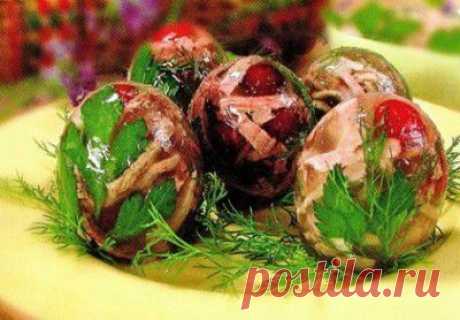 Заливные "Яйца Фаберже": рецепты, советы, идеи - Праздничный мир