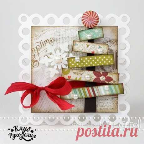 Новогодний скрапбукинг) / Рукоделие