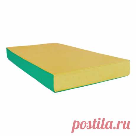 Спортивный мат Огниво-спорт (100 х 50 х 10) зелено-желтый купить в Москве