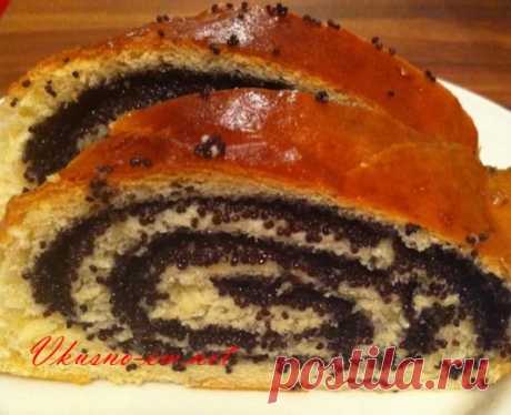 Потрясающий, нежный маковый рулет! Быстро и вкусно. Вот рецепт: https://vkusn...