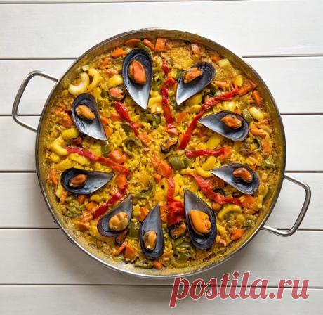 Паэлья с морепродуктами