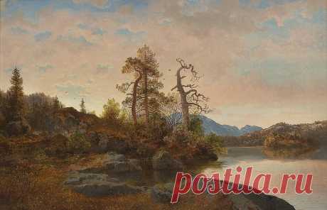Hans-Fredrik-Gude-xx-Forest-Landscape-with-Lake-xx-Private-collection.jpeg (Изображение JPEG, 2000 × 1287 пикселов) - Масштабированное (76%)