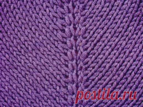 Двустороннее прибавление петель из скрещенных протяжек.