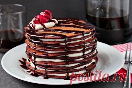 Торт из блинчиков «Шоколадная мечта»