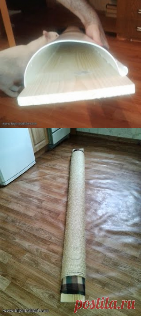 Настенная когтеточка - как сделать своими руками - Бия Элита Сибири Сайт белого курильского бобтейла