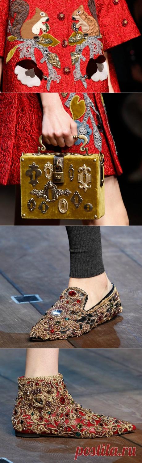 Супервдохновляющие идеи для модниц рукодельниц от Dolce & Gabbana.