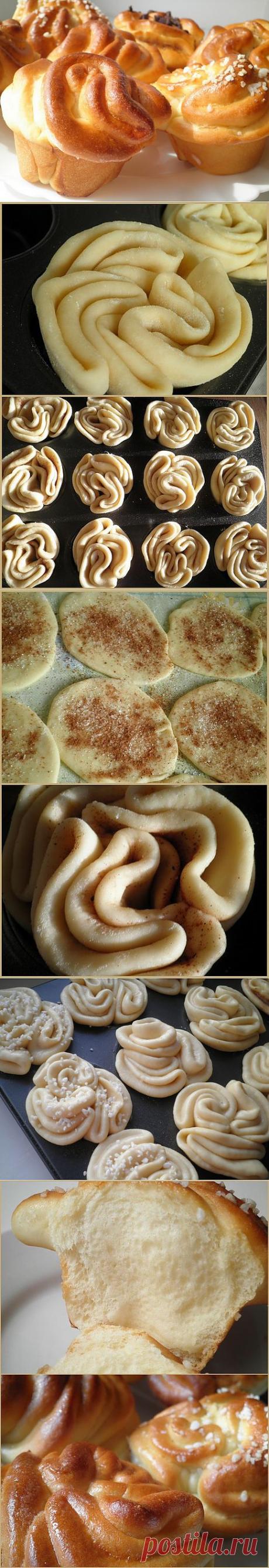 Вкусные ароматные булочки с разнообразной начинкой.