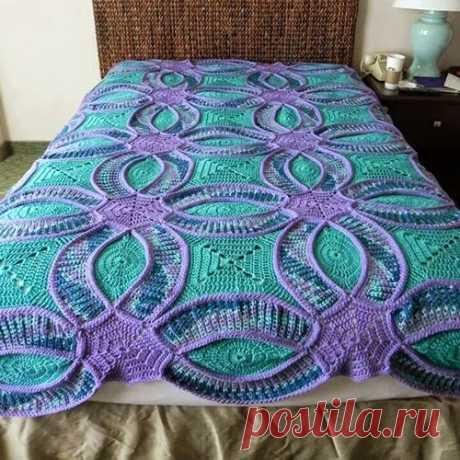 Я любил эту работу очень красиво эт красивое вязание, крючком покрывало см. Этот рисунок