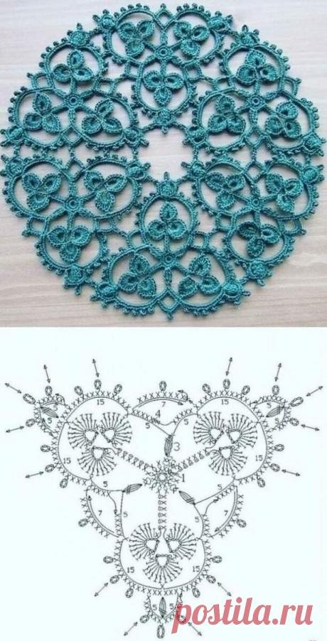 Салфетки крючком ( фото, схемы) (3) | ШалиГали – о вязании с любовью | Яндекс Дзен