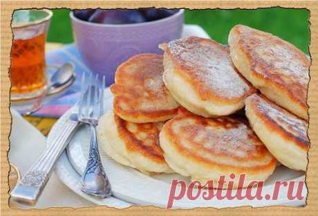 Пышные оладьи на кефире - Лучший рецепт с фото пошагово! Быстро, Просто, Очень вкусно!