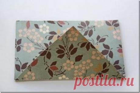 Как легко сложить конвертик — Сделай сам, идеи для творчества - DIY Ideas