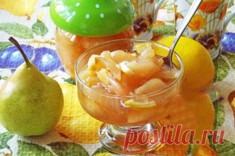 Как приготовить рецепт приготовления царского грушевого варенья с лимоном - рецепт, ингредиенты и фотографии