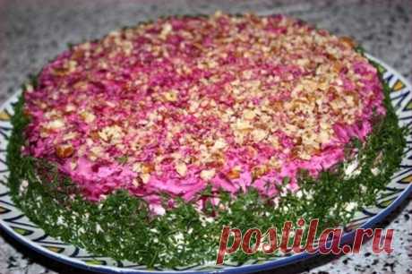 Салат из курицы с сыром "Для влюбленных" » Женский Мир