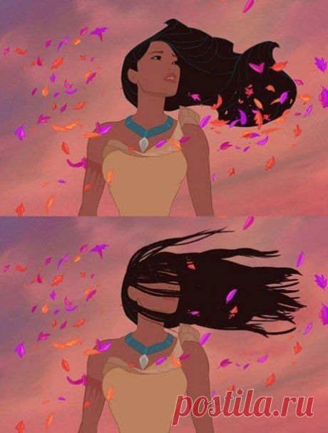 Если бы прически принцесс выглядели реалистично / Занимательная реклама