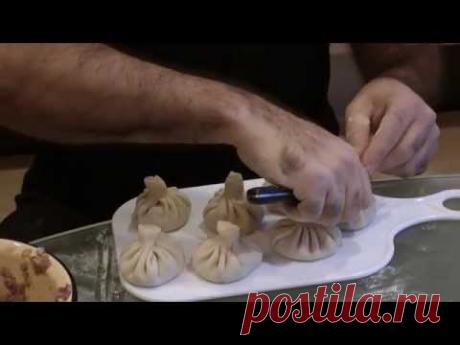 Готовим хинкали!Грузинская кухня.Видеорецепт.Kitchen Aid.