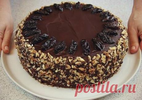Торт "Чернослив в Шоколаде"