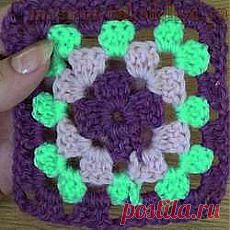 Мастера рукоделия - рукоделие для дома. Бесплатные мастер-классы, фото и видео уроки - Видео мастер-класс по вязанию крючком. Бабушкин квадрат. Как спрятать хвостики