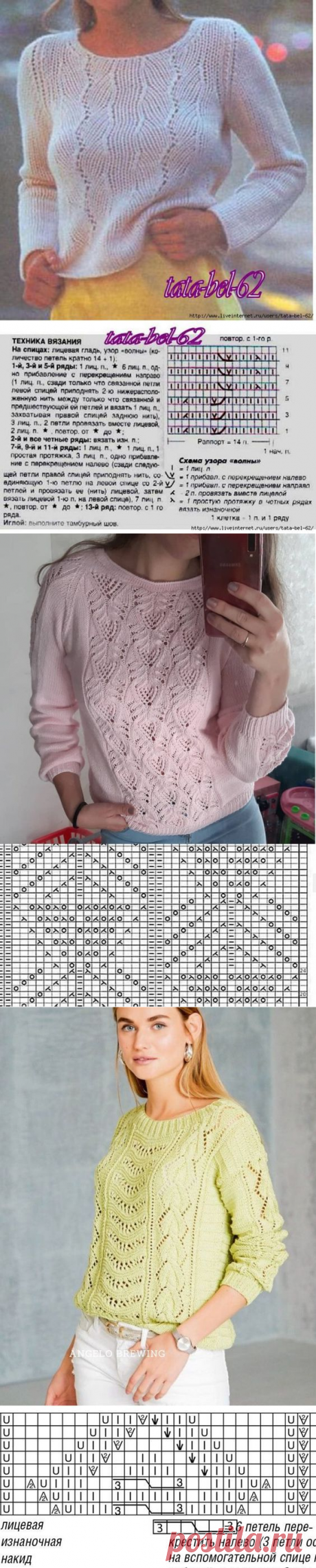 Вязаные модели шикарных джемпров спицами на бабье лето | ВЯЗАНИЕ СПИЦАМИ И КРЮЧКОМ | Яндекс Дзен