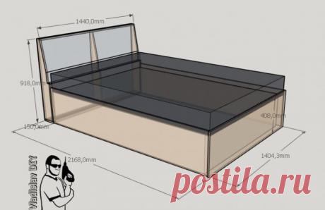 Кровать своими руками Мы люди, которые любят высказывать не «диванное мнение», а «кроватное», т.е. смотреть телевизор и «втыкать» в планшеты/телефоны не с дивана, а с кровати. Еще до ремонта, на съемной квартире, очень не хватало мягкой спинки (изголовья)...